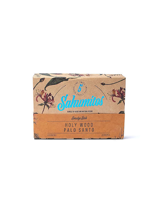 Băț de Palo Santo pentru purificare, sacru și parfum pentru casă, Sahumitos, 10cm