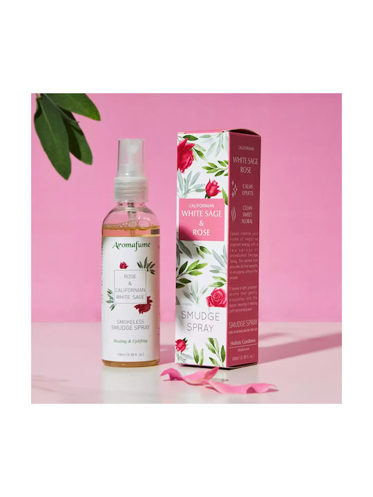 Aromatic Spray for Energy Cleansing of Space Aura Sage & Rose