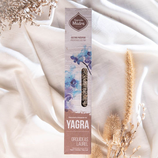 Yagra Orchidee & Lorbeer Weihrauch Sagrada Madre Botanischer Weihrauch 8 Stück