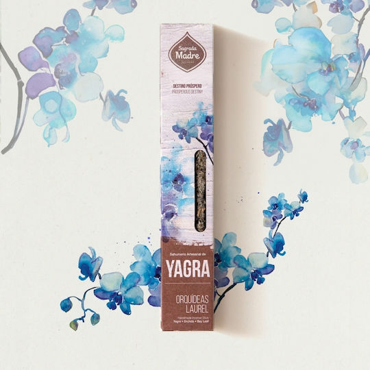 Yagra Orchidee & Lorbeer Weihrauch Sagrada Madre Botanischer Weihrauch 8 Stück