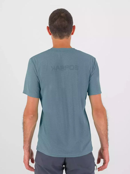 Karpos Outdoor Ανδρικό Αθλητικό T-shirt Κοντομάνικο Smoke Blue/bluefin