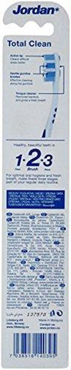 Jordan Total Clean Οδοντόβουρτσα Medium 2τμχ