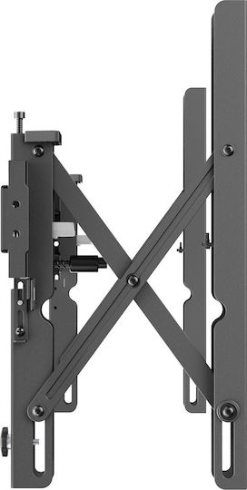 Sbox LVW02-48T Βάση Τηλεόρασης Τοίχου έως 70" Μαύρο
