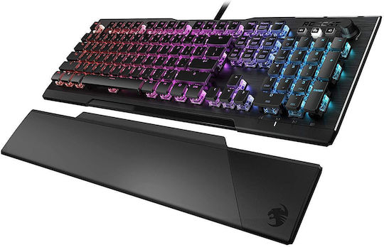 Roccat Vulcan 121 AIMO Gaming Μηχανικό Πληκτρολόγιο με Titan Linear διακόπτες και RGB φωτισμό (Αγγλικό US)