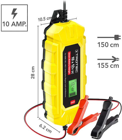 Trotec Batterieladegerät Für Auto & Motorrad 12V