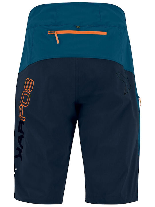 Karpos Outdoor Bermudă Sportivă de Bărbați Morrocan Blue/outer Space/tangerine