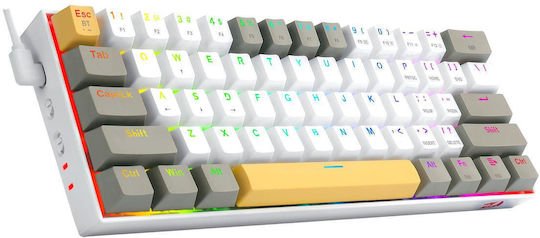 Redragon Draconic PRO K530 Drahtlos Gaming Mechanische Tastatur mit Benutzerdefiniert Braun Schaltern und RGB-Beleuchtung (Englisch US) Gray/Yellow