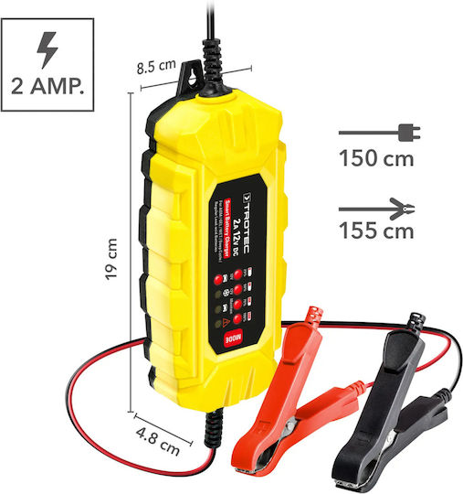 Trotec Batterieladegerät Für Auto & Motorrad 12V