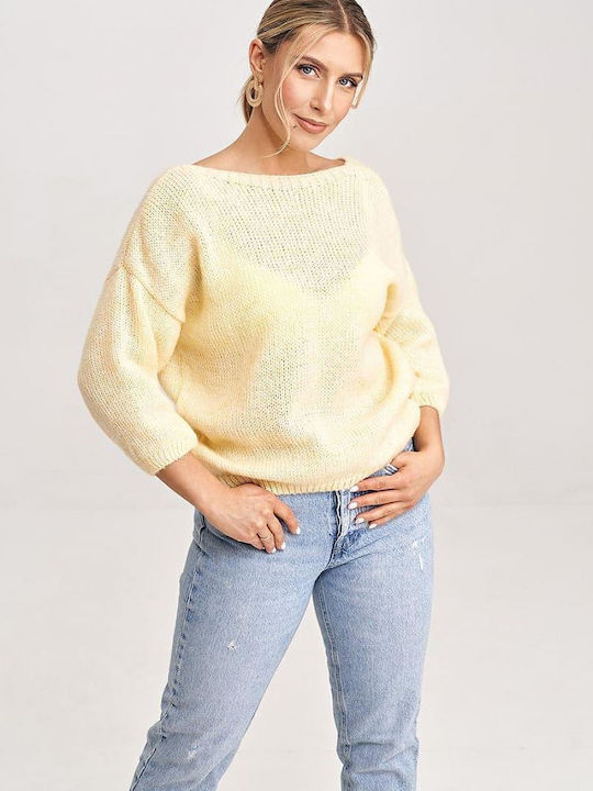 Figl Damen Pullover Yellow