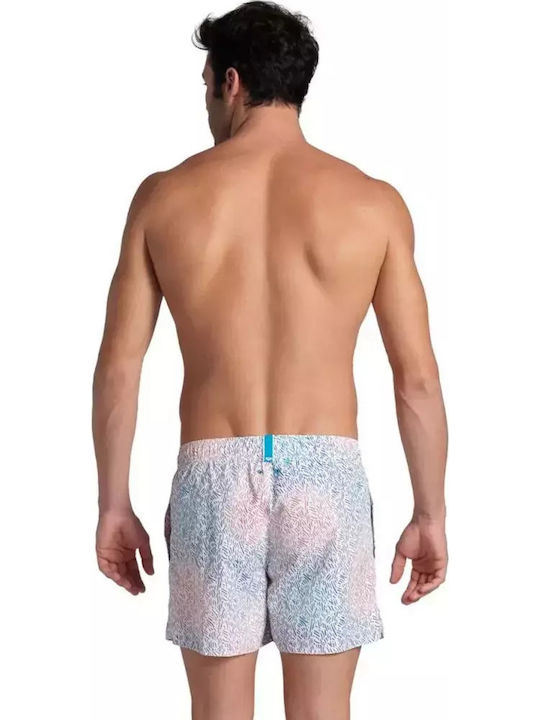 Beach Short Allover Herren Badebekleidung Shorts Weiß