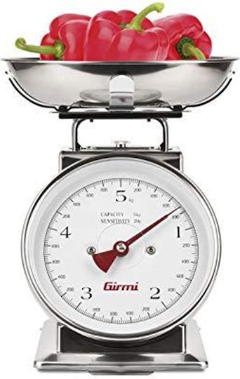 Girmi Αναλογική Ζυγαριά Κουζίνας με Κάδο έως 5kg Πολύχρωμη