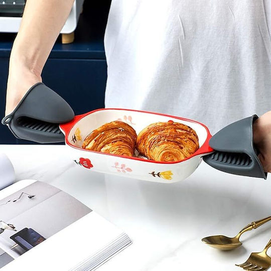 Pot Holder Silicone Gray 1pcs