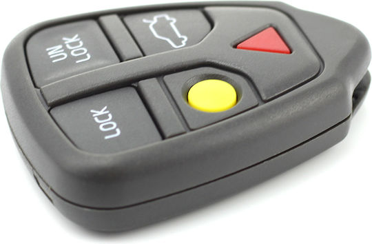 CarGuard Carcasă cheie auto cu lamă cu 5 butoane pentru Volvo