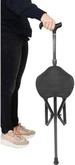 Folding Cane Chair 2 in 1 Carbon Fiber