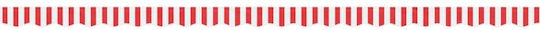 Vidaxl Replacement Mesh Fabric Striped Red White 4m Red
