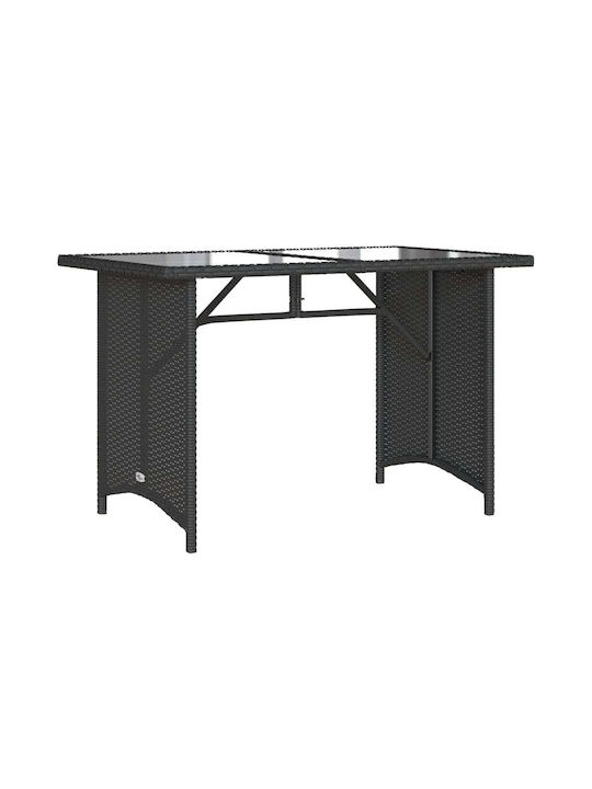 Set Sala De Mese Pentru Exterior 2 Piese Negru Cu Perne