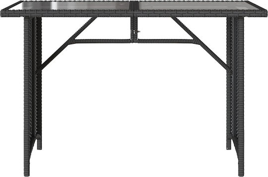 Garten- und Outdoor-Möbelsets 2 Stück Schwarz mit Kissen