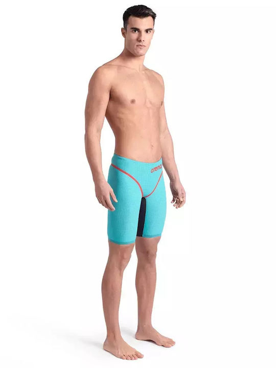 Arena Powerskin Carbon Core Fx Le Ανδρικό Αγωνιστικό Jammer Μαγιό Κολύμβησης Τιρκουάζ