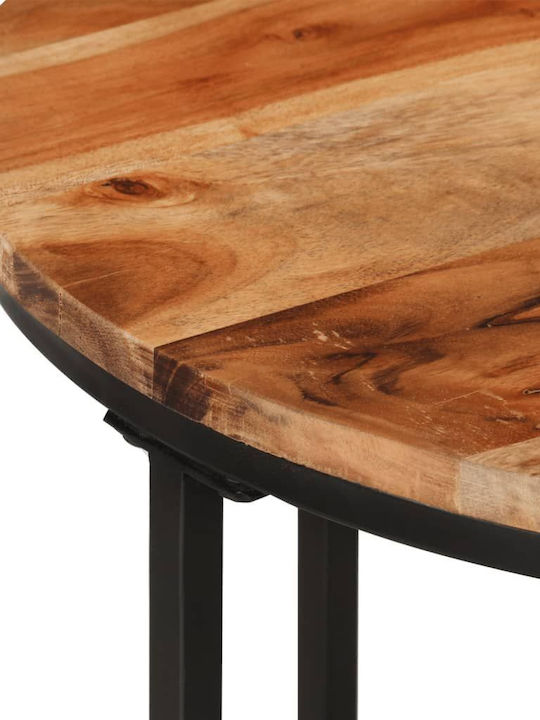 Sitting Room Table for Small Outdoor Spaces Brown 55x55x45cm