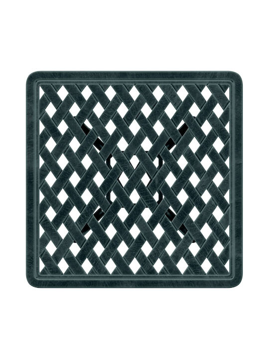 Sitting Room Outdoor Aluminum Table Green 53x53x53cm