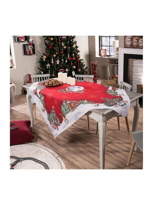 Teoran Rudolph Ornament de Crăciun Față de masă Material textil M140xL220cm 1buc