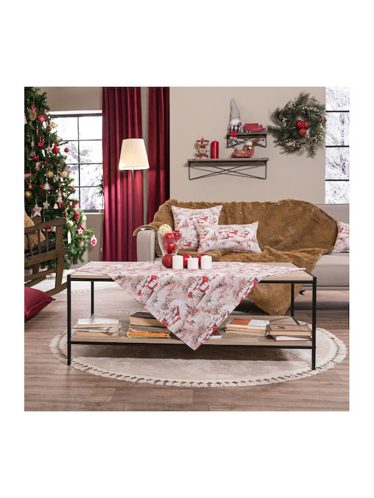 Teoran Christmas Tablecloth Square Fabric L90xW90cm.