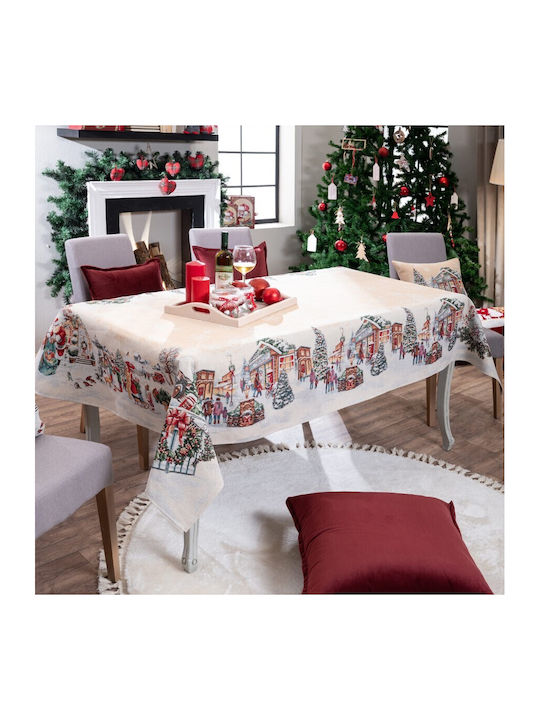 Teoran Christmas Tablecloth Fabric L140xW140cm.