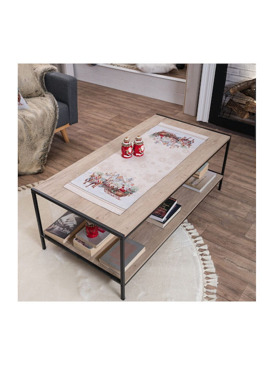 Teoran Set Christmas Tablecloths Square Fabric 2pcs