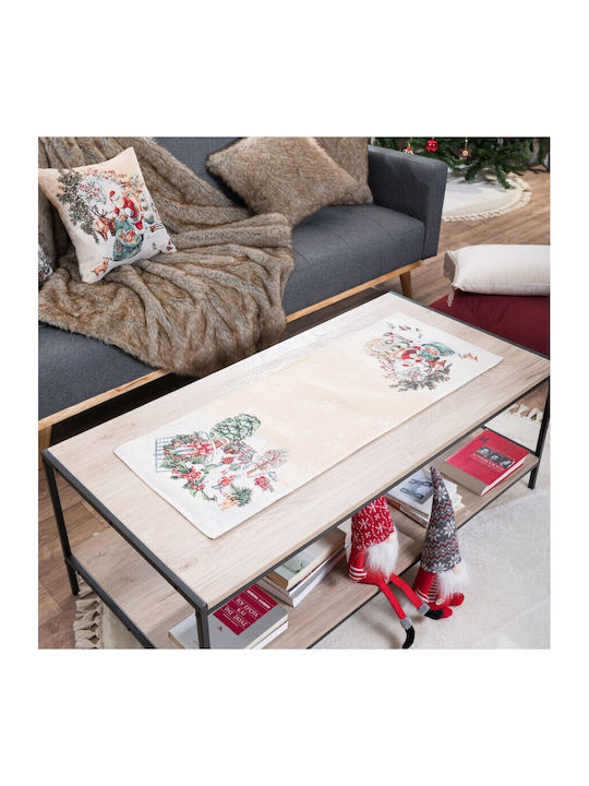 Teoran Set Christmas Tablecloths Square Fabric 2pcs