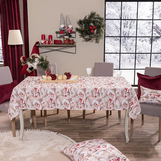 Teoran Christmas Tablecloth Fabric L135xW220cm.