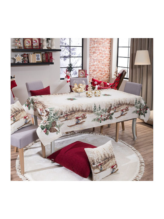 Teoran Christmas Tablecloth Fabric L140xW220cm.