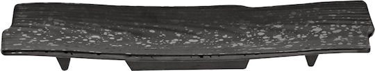 Ready Servierplatte Rechteckig Kunststoff Schwarz 33x10.7cm 1Stück