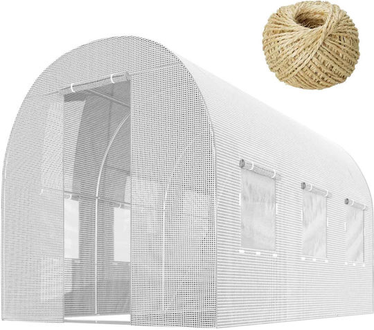 DAC-NOP-10009315 Seră Tunel cu Cadru Metalic 3.5x2x2m