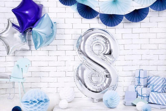 Balon Folie Jumbo Gri 76buc