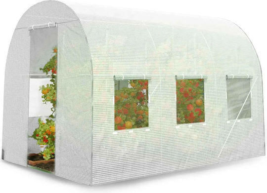 DAC-NOP-10009315 Seră Tunel cu Cadru Metalic 3.5x2x2m