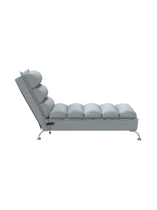 Recliner Stoff Gray L133.5xW56xH74cm