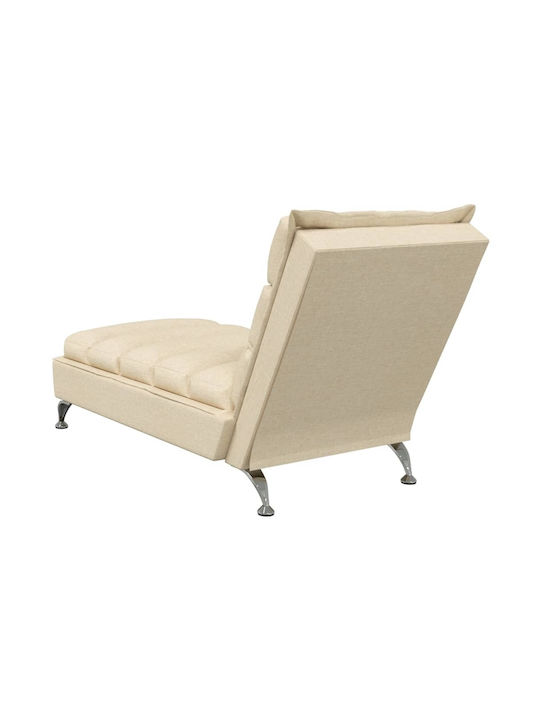 Recliner Stoff Beige L133.5xW56xH74cm