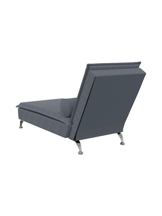 Recliner Samt Gray L136.5xW56xH75cm