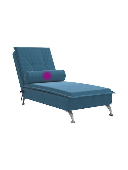 Recliner Samt Blau L136.5xW56xH75cm