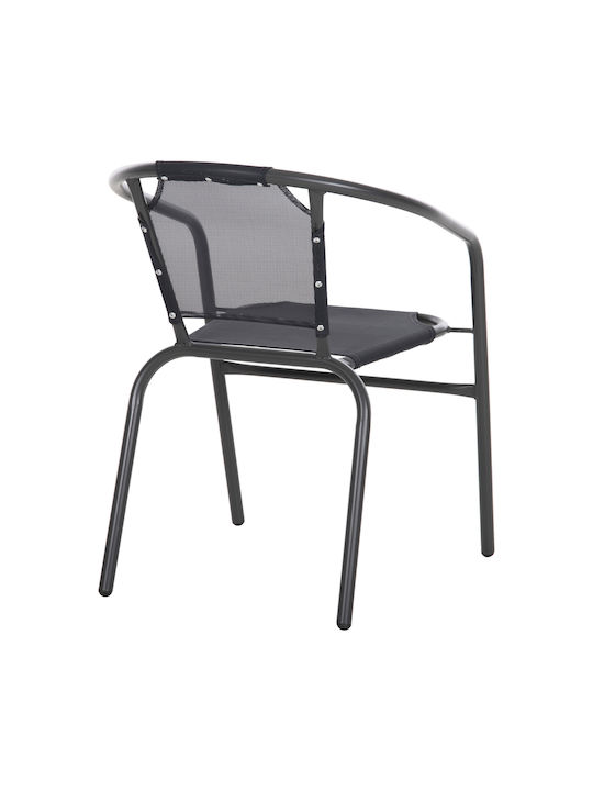 Gartenstühle Metallisch Ledan Graue 55x58x72cm