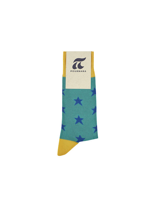 Pournara Men's Socks Blue