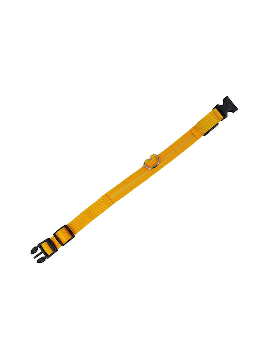 Dog Collar in Yellow color Small