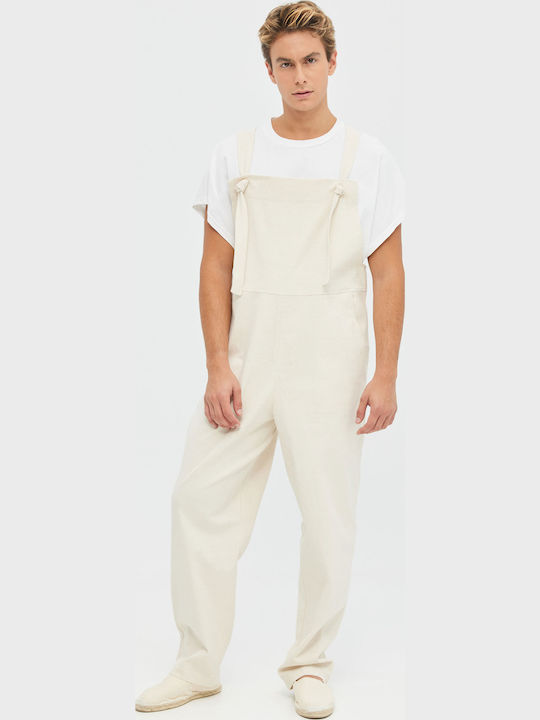 Dungarees Graphite Ecru Elastic