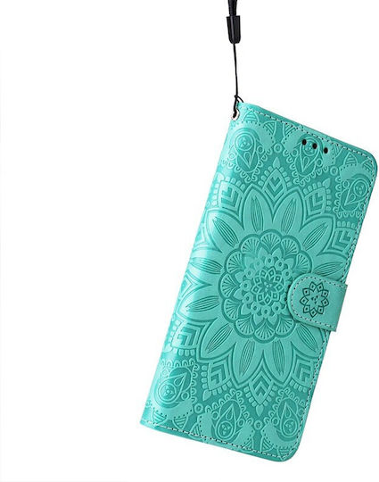 Embossed Sunflower Wallet Πράσινο (Honor 200 Lite 5G)
