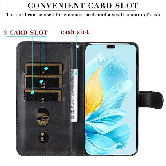Zipper Портмоне Черен (Honor 200 Lite 5G)