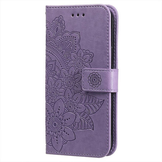 Flowers Wallet Purple (Honor 200 Lite 5G)