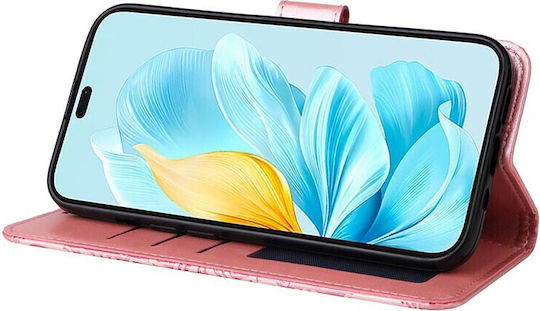 Embossed Sunflower Wallet Ροζ (Honor 200 Lite 5G)