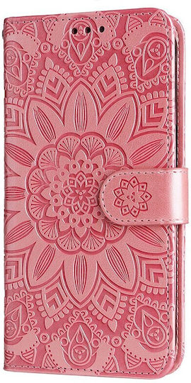 Embossed Sunflower Wallet Ροζ (Honor 200 Lite 5G)