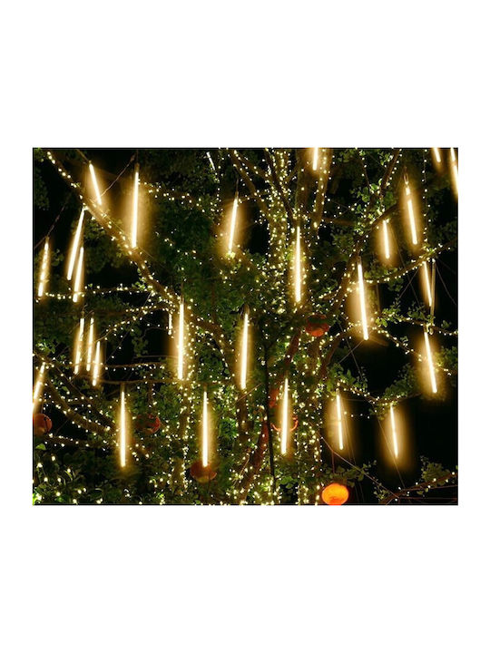8 Λαμπάκια LED Μετεωρίτης 4.5μ. Λευκά