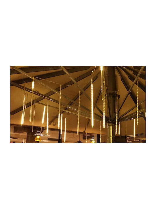 8 Λαμπάκια LED 4.5μ. Λευκά τύπου Μετεωρίτης